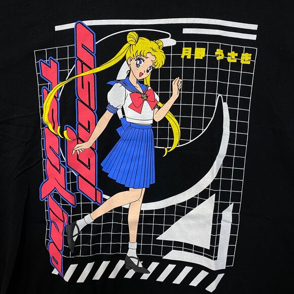 Sailor Moon Usagi Tsukino Double-Sided Anime T-Shirt Large - Picture 2 of 5
